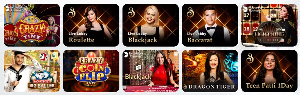 Juegos de casino en vivo HELL SPIN CASINO